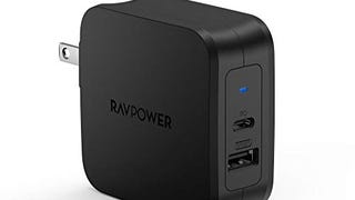 USB C Charger RAVPower 61W PD 3.0 Wall Charger Fast Charging...