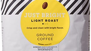 AmazonFresh Just Bright Ground Coffee, Light Roast, 32...