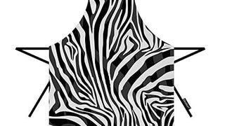 Moslion Zebra Aprons Animal Skin Fashion Design Jungle...