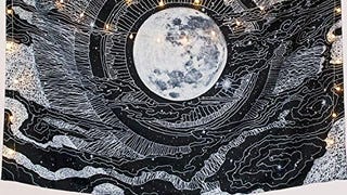 Accnicc Moon and Star Tapestry Wall Hanging Tapestries...