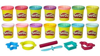 Play-Doh Sparkle and Bright 14 Pack of Cans, Non-Toxic...