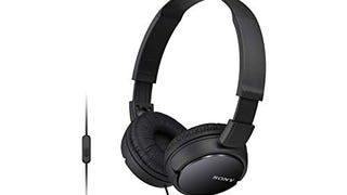 Sony ZX Series Wired On-Ear Headphones with Mic, Black...