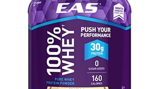EAS 100% Pure Whey Protein Powder, Vanilla, 5 LB, 30 Grams...