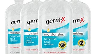 Germ-X Original Hand Sanitizer, Moisturizing Gel with Vitamin...