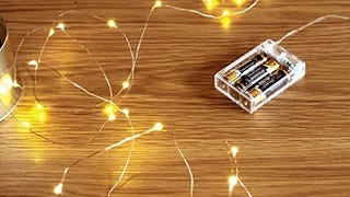 Sanniu Led String Lights, Mini Battery Powered Copper Wire...