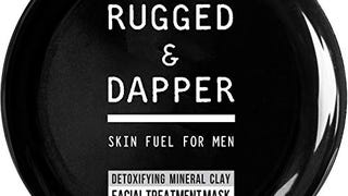 RUGGED & DAPPER Detox Mineral Clay Facial Mask | Natural...