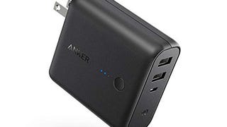 Anker Portable Charger 5K, 2-in-1 with Dual USB Wall Charger,...