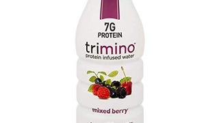 Trimino Protein Infused Water, Mixed Berry, 16 Ounce (Pack...