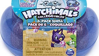 Hatchimals CollEGGtibles, Mermal Magic 6 Pack Shell Carrying...