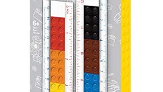 Lego Stationery Buildable 12 Inch Ruler - Multicolor