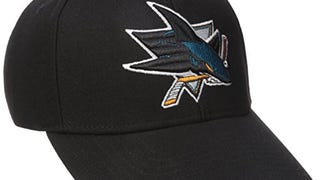 NHL San Jose Sharks Basics Structured Adjustable Cap, One...