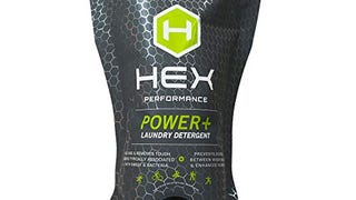 HEX Performance Power+ Odor Fighting Laundry Detergent,...
