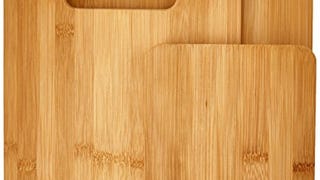 Amazon Basics 3-Piece Bamboo Cutting Board Set