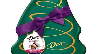 Dove Milk Chocolate and Dark Chocolate Truffles Tree Box...