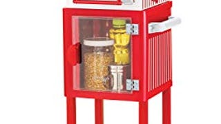 Nostalgia Popcorn Maker Cart, 2.5 Oz Kettle Makes 10 Cups,...