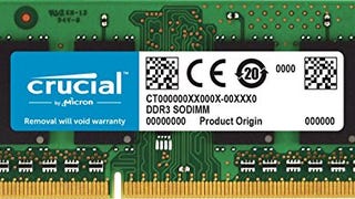 Crucial RAM 8GB DDR3 1600 MHz CL11 Laptop Memory...