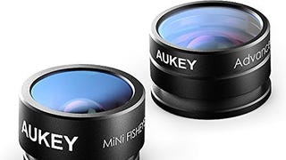 AUKEY Optic iPhone Camera Lens, 160? Fisheye Lens + 20x...