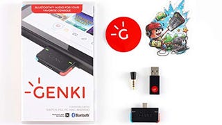 GENKI Audio Bluetooth 5.0 Adapter for Nintendo Switch/Switch...