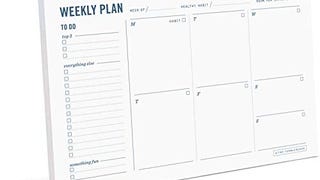 Two Tumbleweeds Weekly Planning Pad - Weekly Calendar Notepad...