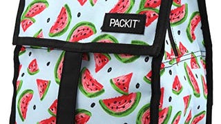 PackIt Freezable Lunch Bag with Zip Closure, Watermelon...