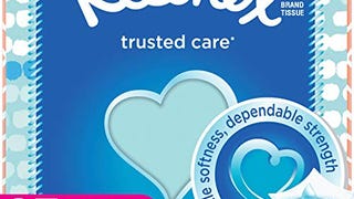 Kleenex Trusted Care Everyday Facial Tissues, Cube Box,...