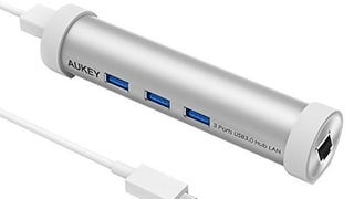 AUKEY USB-C Hub with 3 USB 3.0 Ports and Ethernet Port...