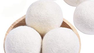Organic Wool Dryer Balls XL,Handmade Laundry Dryer Balls...