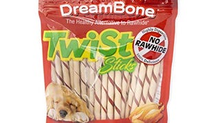 Dreambone Twist Sticks, Rawhide-Free Chews For Dogs, With...