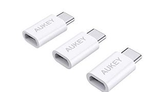 AUKEY USB C Adapter to Micro USB (3-Pack) OTG Supported...