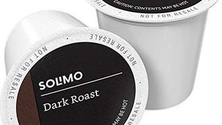 Amazon Brand - Solimo Dark Roast Coffee Pods, Compatible...