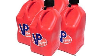 VP Racing Fuels Red 5 Gallon Square Utility Jugs with Extra...