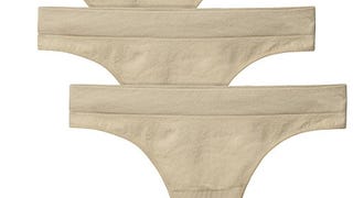 DAVID ARCHY Women's 3 Pack Seamless Stretchy Thong Panty...