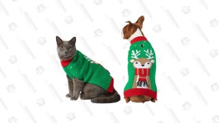 Reindeer Dog & Cat Christmas Sweater