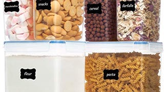 Vtopmart Airtight Food Storage Containers 6 Pieces - Plastic...