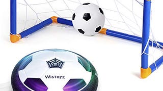 WisToyz Kids Toys Hover Soccer Ball Set with 2 Goal & 1...