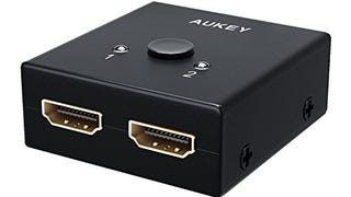 AUKEY HDMI Switch Bi-Directional 2x1 Supports 4K 3D HDMI...