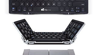 EC Technology Portable Bluetooth Keyboard, Foldable Wireless...