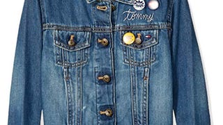 Tommy Hilfiger Girls' Adaptive Jean Jacket with Magnetic...
