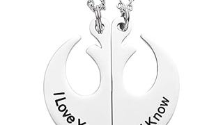 Couples Anchor Pendant Necklace I Love You I Know Boyfriend...