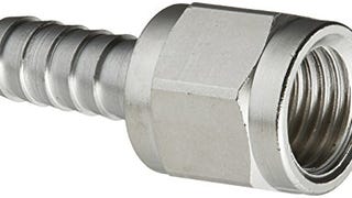 Kegco Home Brew Fitting, 1/4", Clear