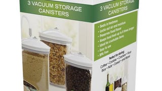 FoodSaver Vacuum Storange Canister Set, Round, 3-Pack, 6,...