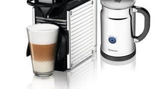 Nespresso A+C60-US-SS-NE Pixie Espresso Maker with Aeroccino...