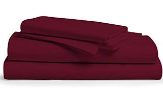 Comfy’s Cotton Bed Sheets (Queen, 1000 Thread Count) Burgundy...
