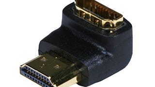 Monoprice HDMI Port Saver Male to Female - 90 Degree (103733)...