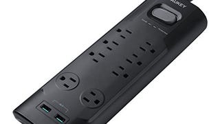 AUKEY Power Strip Surge Protector with 8 Outlets and 2...