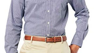 Dockers Men's Long Sleeve Button Front Comfort Flex Shirt,...