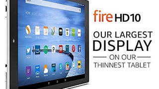 Fire HD 10 Tablet with Alexa, 10.1" HD Display, 16 GB, White...