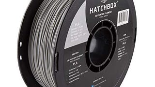 HATCHBOX 1.75mm Cool Gray PLA 3D Printer Filament, 1 KG...