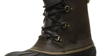 crocs Men's AllCast II Snow Boot, Espresso/Black, 9 M...
