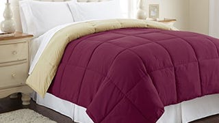 Modern Threads Down Alternative Microfiber Quilted Reversible...
